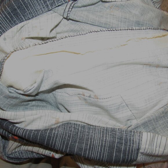 Vintage Mr Jan Leisure Shirt sz L Point Collar Made in California Stripe Disco - Picture 5 of 5